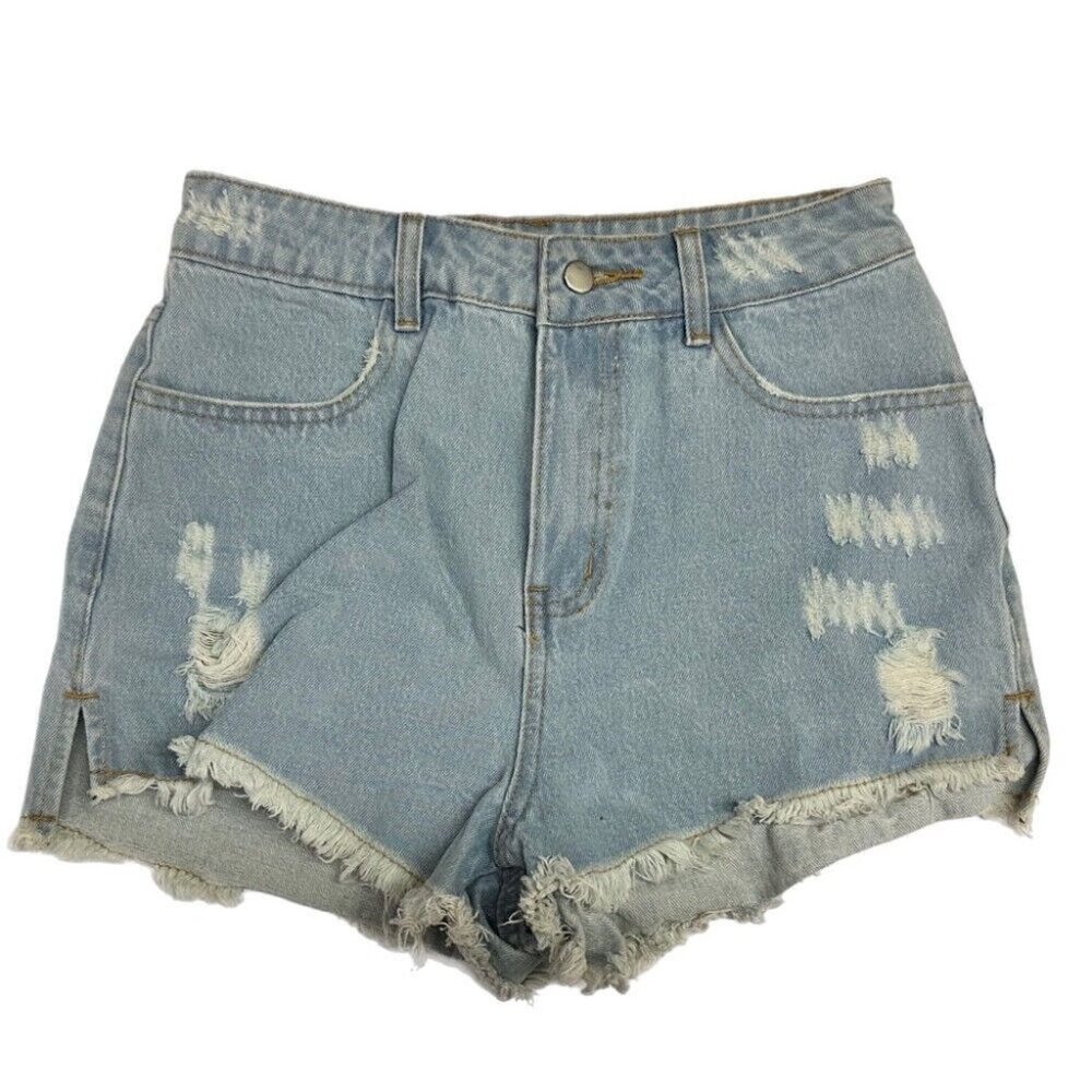 Honey Punch high waisted distressed denim cutoff shorts SIZE SMALL BRAND NEW!